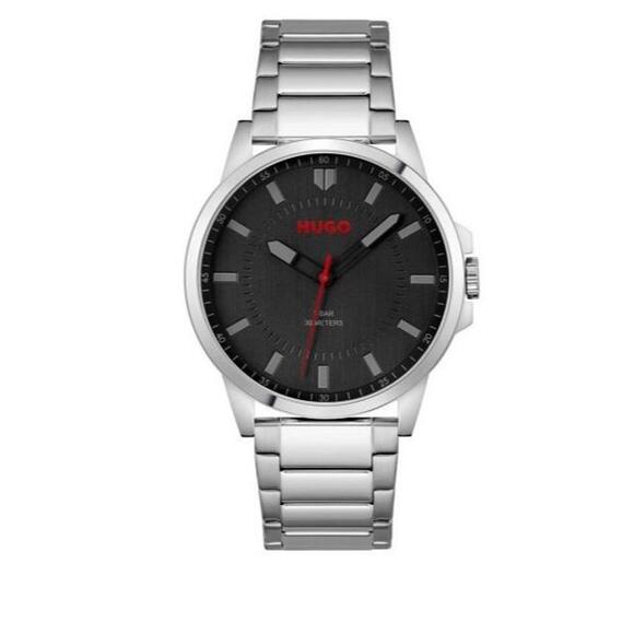 Hugo Boss Men's First Silver-Tone Stainless Steel Watch